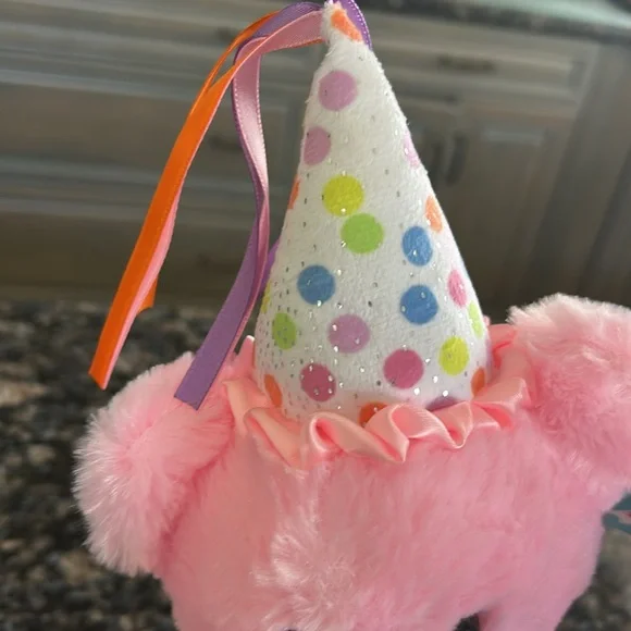 LINZY MUSCICAL HAPPY BIRTHDAY PINK TEDDY BEAR NWT - Picture 6 of 7